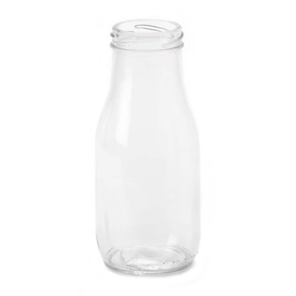 10oz Old Fashioned Glass Milk Bottle 10oz Old Fashioned Glass Milk Bottle